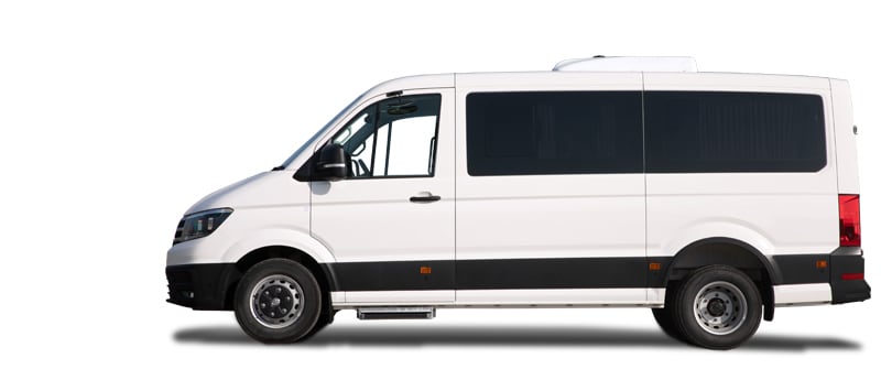 פולקסווגן קראפטר הסעות 14 מקומות או מניות שרות עד 10 מקומות