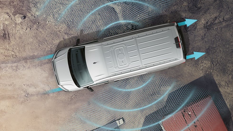 סרטון תפעול מערכות הבטיחות בפולקסווגן קראפטר משלוח